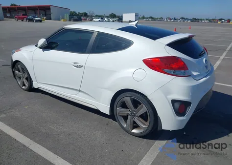 2013 Hyundai Veloster Turbo W/Black z USA, uszkodzony, nr VIN KMHTC6AE0DU172086